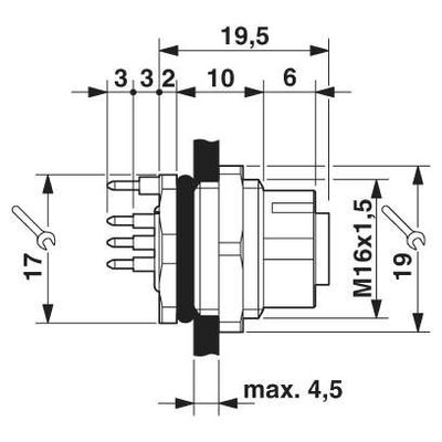 SACC-DSI-M12FS-5CON-M16 SH - Phoenix Contact - 1441891 - изображение 3
