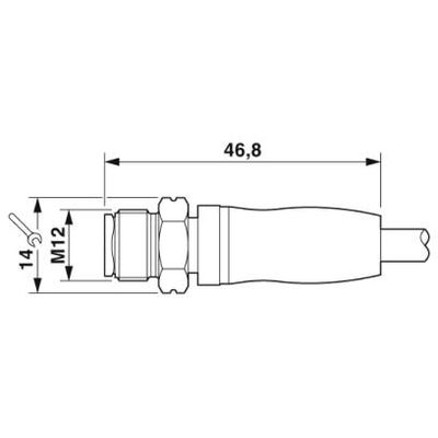 SAC-4P-M12MS/1,5-500 FB - Phoenix Contact - 1420940 - изображение 2