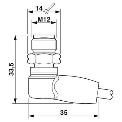 SAC-4P-M12MR/1,5-500 FB - Phoenix Contact - 1420944 - изображение 2