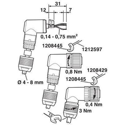SACC-M12FR-5PL SH - Phoenix Contact - 1424661 - изображение 2