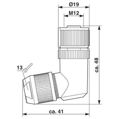 SACC-M12FR-5PL SH - Phoenix Contact - 1424661 - изображение 3