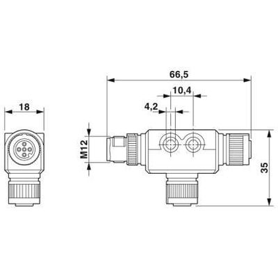 SAC-5PT-F/F-M VP - Phoenix Contact - 1424712 - изображение 2
