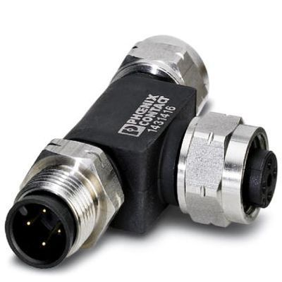 SAC-4P-M12T/2XM12 FF VA - Phoenix Contact - 1431416