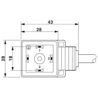 SAC-4P- 5,0-PUR/AD SO - Phoenix Contact - 1404318 - изображение 2