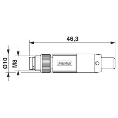 SAC-5P-M 8MS DN TR - Phoenix Contact - 1435988 - изображение 2