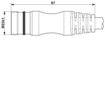 SAC-17P-M23MS/0,5-35T/FS SHSCO - Phoenix Contact - 1437368 - изображение 2