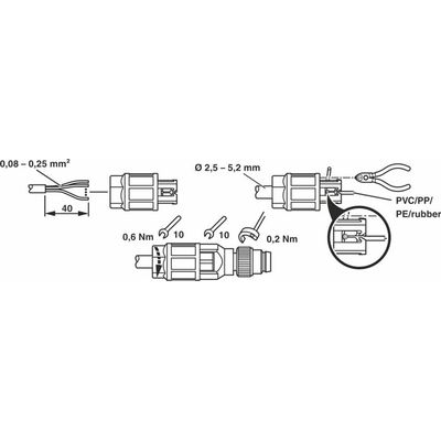 SACC-M 8MS-4QO-0,25-M - Phoenix Contact - 1441011 - изображение 3