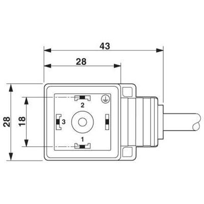 SAC-4P-3,0-PUR/AD 180 - Phoenix Contact - 1400763 - изображение 2