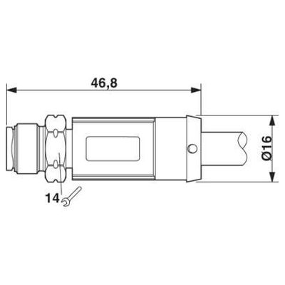 SAC-5P-M12MS/1,0-28X/M12FS OD - Phoenix Contact - 1057278 - изображение 2