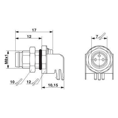 SACC-DSI-M 8MS-3CON-L90 SH - Phoenix Contact - 1456035 - изображение 4