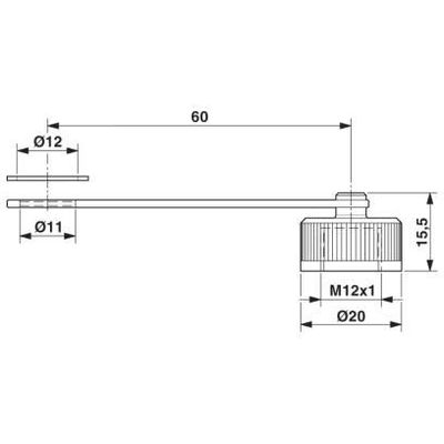 PROT-M12 FS-PA-CHAIN-EYE-DM12 - Phoenix Contact - 1456187 - изображение 2