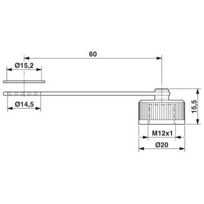PROT-M12 FS-PA-CHAIN-EYE-DM14 - Phoenix Contact - 1456190 - изображение 2