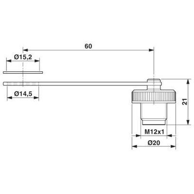PROT-M12 MS-PA-CHAIN-EYE-DM14 - Phoenix Contact - 1456200 - изображение 2