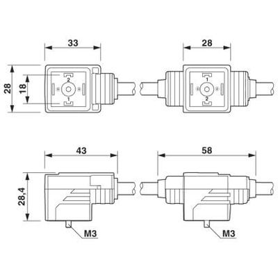SAC-1,5/0,1-116/2XA-1L-Z - Phoenix Contact - 1457982 - изображение 2