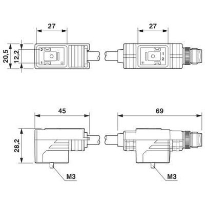 SAC-MR/0,2-116/2XB-1L-Z SCO - Phoenix Contact - 1458334 - изображение 2