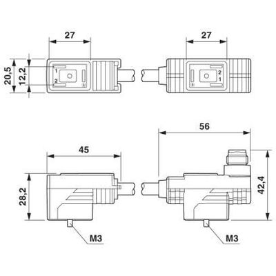 SAC-MS/0,2-116/2XBI-1L-Z SCO - Phoenix Contact - 1458486 - изображение 2