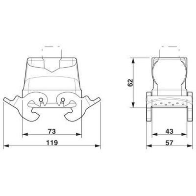 HC-B 10-KMQ-N-O1PG16 - Phoenix Contact - 1460042 - изображение 2