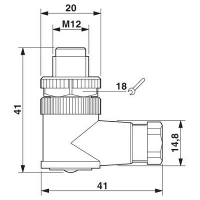 SACC-M12MR-4CON-PG7-M - Phoenix Contact - 1681101 - изображение 3