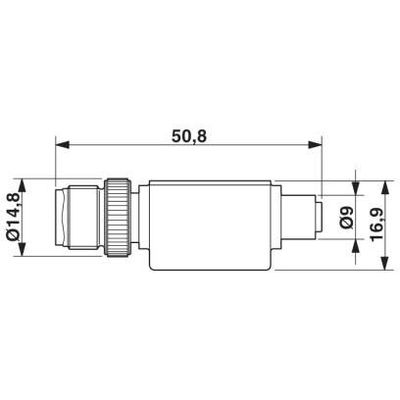 SAC-3P-M12MS-M 8SIFS - Phoenix Contact - 1519781 - изображение 2