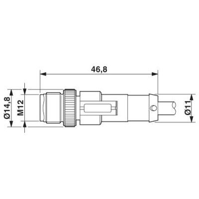 SAC-3P-MS-M8FR-2L SCO/.../... - Phoenix Contact - 1535710 - изображение 2