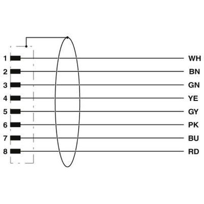 SAC-8P-M12MR/10,0-PUR SH VA - Phoenix Contact - 1117878 - изображение 3