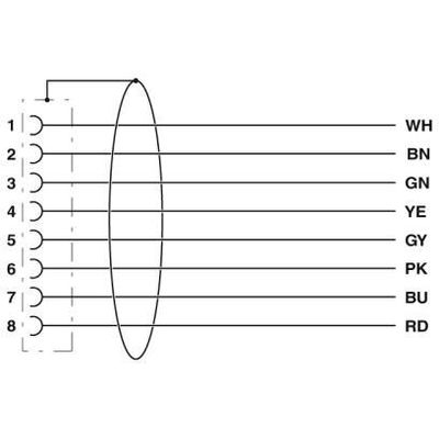 SAC-8P-25,0-PUR/M 8FS SH - Phoenix Contact - 1192832 - изображение 3