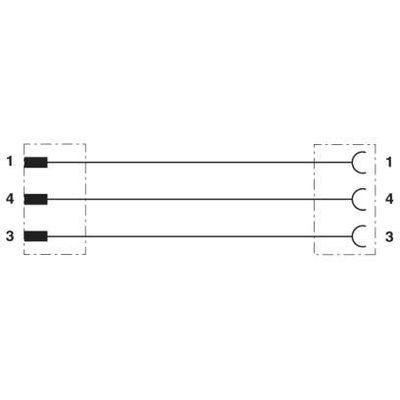 SAC-3P-M 8MR/ 1,0-PVC/4P-M 8FS - Phoenix Contact - 1576850 - изображение 4