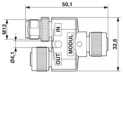 SAC-5P-M12YF/M12FS-M12MS VP - Phoenix Contact - 1526253 - изображение 3
