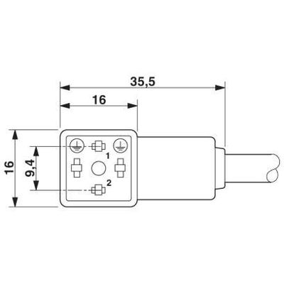 SAC-3P-M12MS/5,0-PUR/CI-1L-S - Phoenix Contact - 1694965 - изображение 3