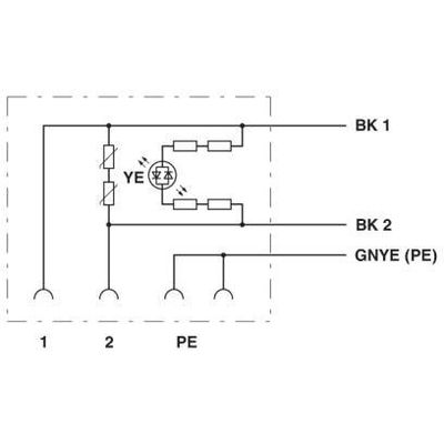 SAC-3P- 3,0-PUR/A-1L-S 230V - Phoenix Contact - 1542486 - изображение 3