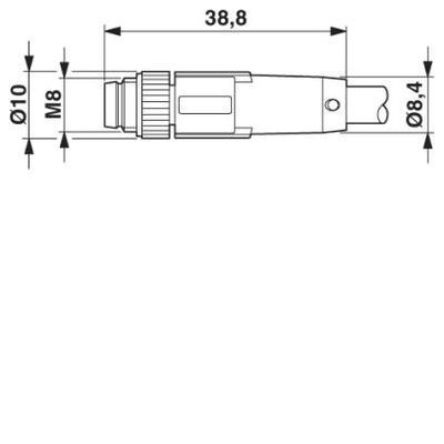 SAC-3P-M 8MS/ 1,5-PUR SH - Phoenix Contact - 1521614 - изображение 2