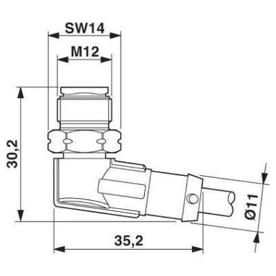 SAC-4P-M12MR/10,0-511 FB - Phoenix Contact - 1552612 - изображение 2