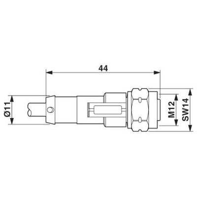 SAC-3P-M12MS/ 3,0-PVC/M12FS - Phoenix Contact - 1400402 - изображение 3