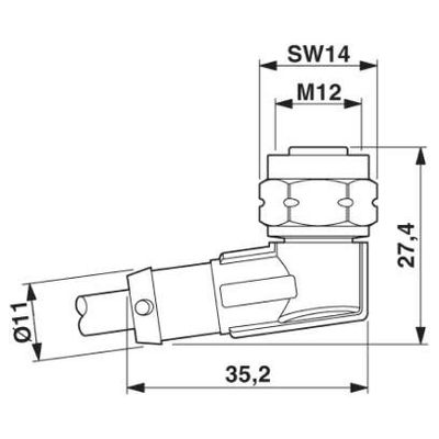 SAC-3P-30,0-PVC/M12FR VA - Phoenix Contact - 1426092 - изображение 2