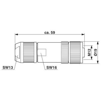 SACC-M12FS-4PL SH CCL - Phoenix Contact - 1424700 - изображение 3