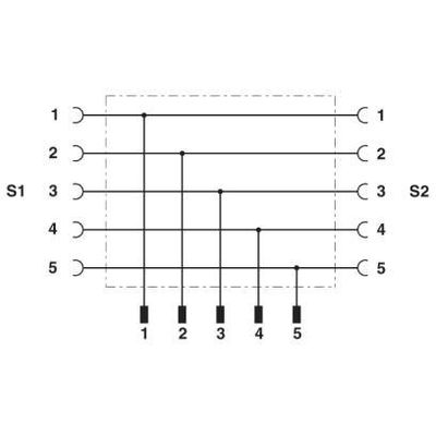 SAC-5P-M12Y/2XM12FS VP BK - Phoenix Contact - 1560086 - изображение 3