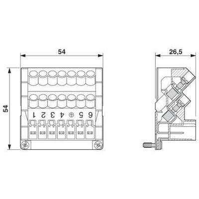 DC-B 6-IBT-7X4-UT - Phoenix Contact - 1581065 - изображение 4