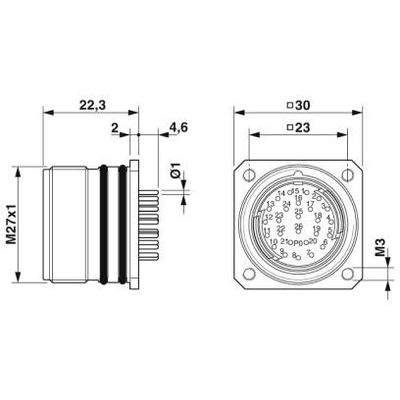 HC-26P1N124100 - Phoenix Contact - 1590278 - изображение 2