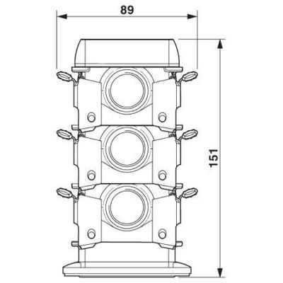 DC-B 6-SET-3D-M25-M-7X4-UT - Phoenix Contact - 1602300 - изображение 3