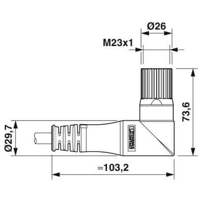 K-17 - OE/2,0-E01/M23 FK - Phoenix Contact - 1619286 - изображение 2