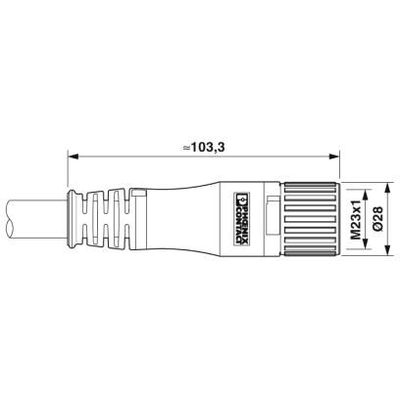 K-4E-M23 M9/2,0-A01/M23 F8 - Phoenix Contact - 1625779 - изображение 2