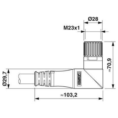 K-7E - OE/010-D02/M23 FK - Phoenix Contact - 1620423 - изображение 2