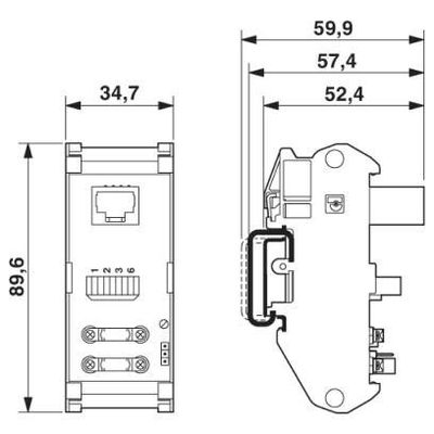 VS-PP-PN-R-1XRJ45/5-SC - Phoenix Contact - 1658587 - изображение 2