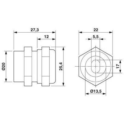 VS-08-KV-M20-5X8 - Phoenix Contact - 1689462 - изображение 2