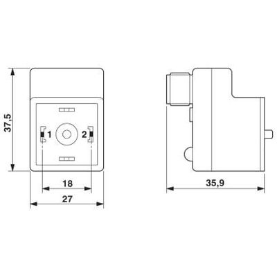 SAC-4P-M12MS/A-1L-S D - Phoenix Contact - 1696170 - изображение 2