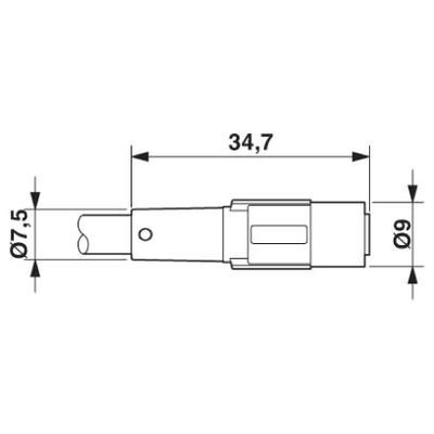SAC-4P- 1,0-PUR/M 8SIFS - Phoenix Contact - 1579585 - изображение 2
