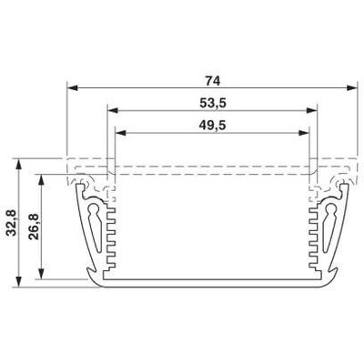 HC-ALU 6-53,5 PROFILE 150 - Phoenix Contact - 2200888 - изображение 2