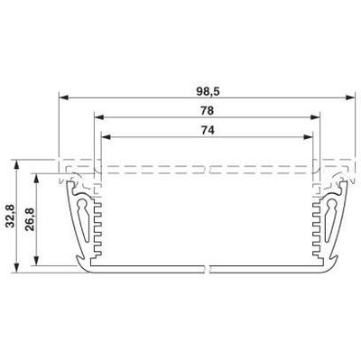 HC-ALU 6-78 PROFILE 100 - Phoenix Contact - 2200892 - изображение 2