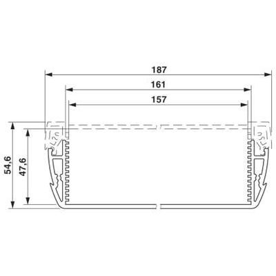 HC-ALU 6-161 PROFILE 100 - Phoenix Contact - 2200902 - изображение 2