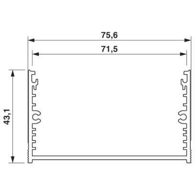 UM-ALU 4 AU75 L42,5 - Phoenix Contact - 2200963 - изображение 2